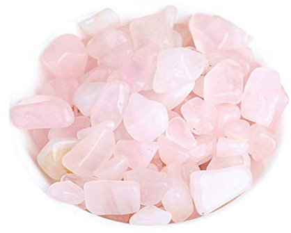 Molinter Galets décoratifs pour aquarium - Mini décoration de jardin - Micro paysage - Granulés décoratifs - Gravier rond - Mini agate - Pour jardin, aquarium, allée - 500 g (rose)