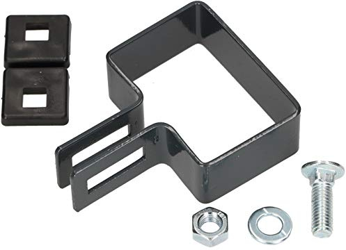 KOTARBAU® Endschelle rechteckig 60x40mm Zaunschelle für Zaunpfosten Anthrazit Befestigung von Gitterstabmatten