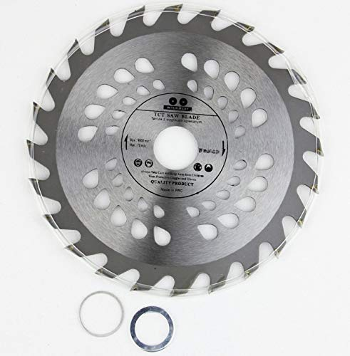 Hoja de sierra circular de 150 x 22,23 mm, con 24 dientes TCT, para madera