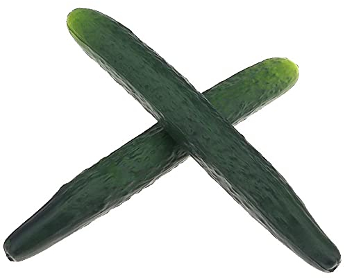 Meiwlong 2 PCS Künstliche Soft PU Gurke Dekoration Haushalt Party Gefälscht Grün Realistisch Gemüse Faux Modell Requisiten Garnierung Fest Küche