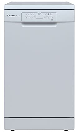 CANDY CDPH 2L1049W-80 Freestanding 10 Place Setting Slimline 45cm Dishwasher, 5 Programmes, Quick wash, White