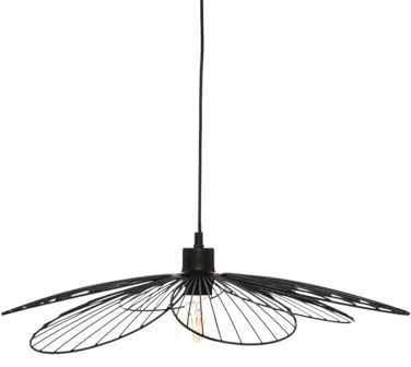 Atmosphera - Suspension Fleur - métal - noir - D57 cm