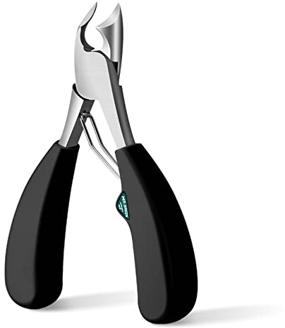 MR.GREEN Toenail Clipper Stainless Steel Ingrown Nail Cutter Good at Cutting Thick and Hard Nails Pedicure Tools (Black)