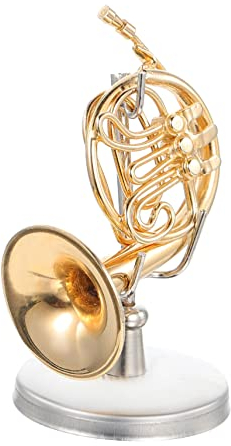 Supvox Horn-design-modell Aus Instrumentenmodell Als Desktop-dekor Waldhorn-ornament Für Home Und Office-dekoration Exquisit Verarbeitet Und Elegant Im Aussehen Als Oder
