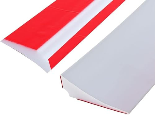 1M Barriera Doccia Ferma Acqua Silicone Doccia per Barriera Stop Acqua Soglia Striscia di Ritenzione Bagno Arresto Doccia Autoadesivo, Bianco (3.5 cm larghezza, Due adesivi di supporto)