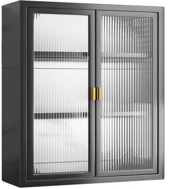 lyxamjrzyp Mehrzweckschrank, Schrank Schlafzimmer, Vorratsschrank, Regalschrank mit Türen, Badezimmerschrank, Bastelschrank (Color : A, Size : 50x50cm/19.6x19.6in)