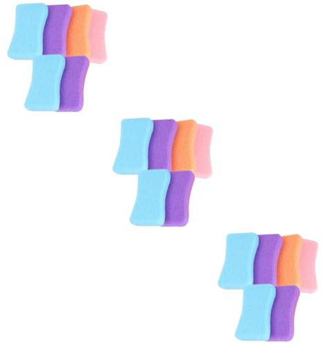 Healeved 18pcs Pu Material Foot Pedicure Pumice for Dead Skin Removal Home Exfoliating Tool Random Color