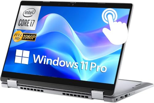 Dell Latitude 5320 2-in-1 13.3 FHD Touchscreen Laptop Computer, Quad Core i7-1185G7, 32GB DDR4 RAM, 512GB SSD, Backlit Keyboard, HDMI, Windows 11 Pro (Renewed)