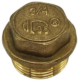 1 pz Tubo In Ottone A Testa Esagonale Tappo In Ottone Spina di Raccordo 1/8 1/4 3/8 1/2 3/4 Filettatura Maschio Femmina Accoppiatore Adattatore del Connettore(Color:Male-Flange,Size:1/2)
