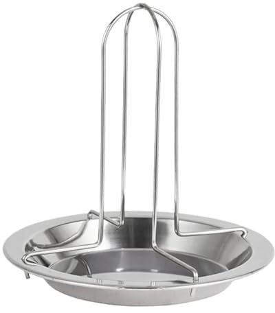 Cenei Rôtissoire à Poulet, Poêles de Cuisson, Grille de Barbecue Antiadhésive, Support de Plateau avec Bol, Accessoires de Barbecue, Outils