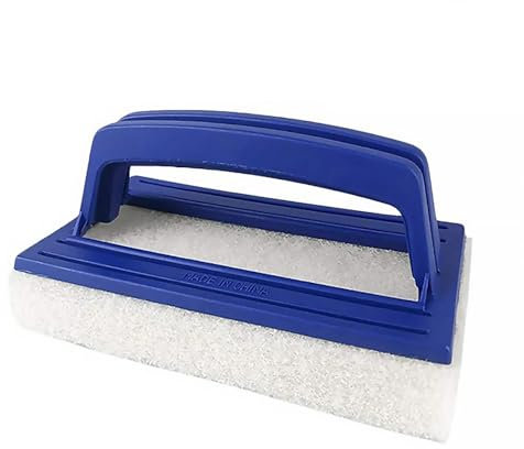VNSMM Poolzubehör Pool-Wand-Reinigungsbürste, Wasserlinien-Schrubber, Reinigungspool, heiße Quelle, Schwimmbad, Whirlpool, Zubehör, Schwammbürste Poolreinigungsset