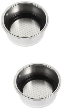 Uonlytech 2 Pz filtro rimovibile pressino per caffè espresso di occhiali caffettiera macchinetta caffe filtrante espresso filtro del caffè staccabile ferro da stiro