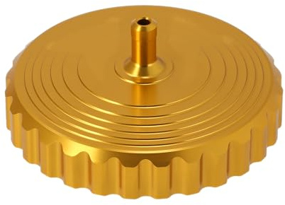 CNC Tankdeckel mit Entlüftung, Sport Optik, Gold - für Simson S50, S51, S