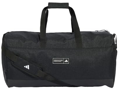 adidas Unisex 3 Stripes Weekender Duffel Bag Large Duffel_Bag, Black, One Size
