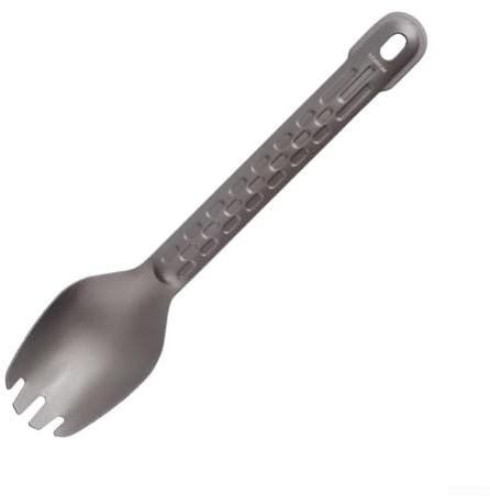 Gdfnmogo Cuchara de tenedor – Cubiertos antideslizantes para exteriores, picnic, camping, senderismo, mochilero, para uso con mango y portátil para el hogar 17. 3 cm (tenedor)