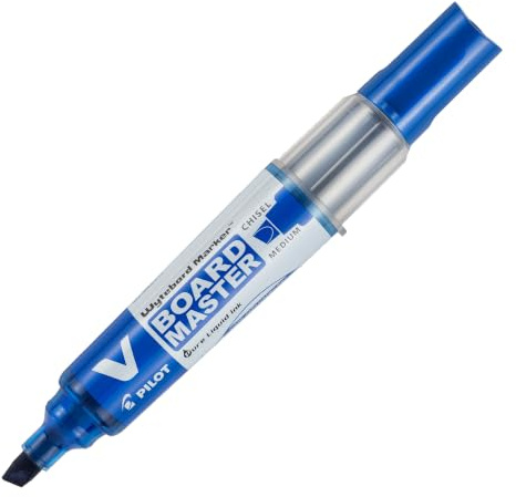 Pilot V-Board Marker M-Keilspitze 10 Stück blau