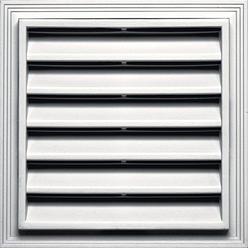 Builders Edge 120051212117 12 x 12 Square Vent 117, Bright White