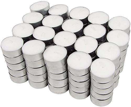 1.200 NK tealight, TEMPO DI COMBUSTIONE 4 ore, Bianco, anche per i Sofisticati GASTRONOMIA, confezione grande