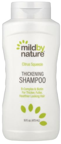 Mild By Nature, Thickening B-Complex + Biotin Shampoo by Madre Labs, Citrus Squeeze, 414ml