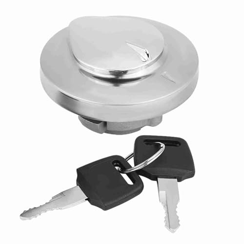 Tappo Serbatoio Carburante Moto con 2 Chiavi Coperchio Serbatoio Moto Tappi Tappo Serbatoio Carburante per Motocicletta Coperchio Tappo Carburante per Honda Shadow Spirit VT750 DC C2 VLX VT600