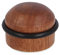 Amig | 2 Stück Türstopper | Durchmesser 35 x 29 mm | Modell 412 | Finish aus Sapli-Holz | Befestigung am Boden | inklusive Spanplatten + Dübel für die Montage