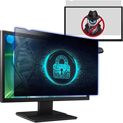 Izmapaic Computer Privacy Screen Filter for 23.8 Inch 16:9 Widescreen Monitor, Anti-Spy/Anti Glare Protector Office Accessories - WxH: 20 3/4 x 11 11/16 (528mm x 297mm)