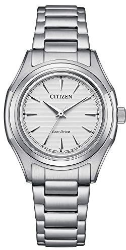 Citizen Damen Eco-Drive Solar Armbanduhr aus Edelstahl mit Edelstahl Band - FE2110-81A
