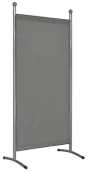 ANGERER Stellwand 178 x 82 cm, Sicht- & Sonnenschutz, Raumtrenner, Innen & Outdoor Büro Balkon/Terrasse, Schlafzimmer, Garten, Made in Germany, waschbare Bezüge, Primetex beige