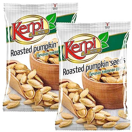 Kerpi Roasted Pumpkin Seeds | High Rich and Nutty Flavour | Delicious and Satisfying Snacks | Roasted Seeds | High Nutrition | Healthy Snacks| 100g (Pack of 2)