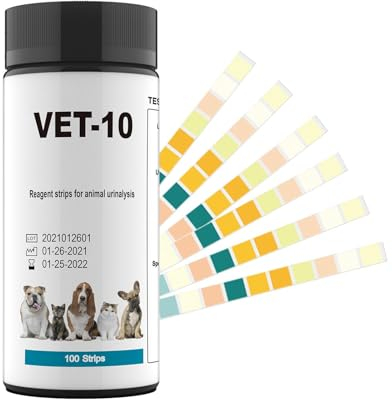 100 Stück Urinanalyse Teststreifen 10 Parameter Urinteststreifen Für Leukozyten, Nitrit, Urobilinogen, Protein, PH, Blut, Spezifisches Gewicht, Keton, Bilirubin Und Glukose