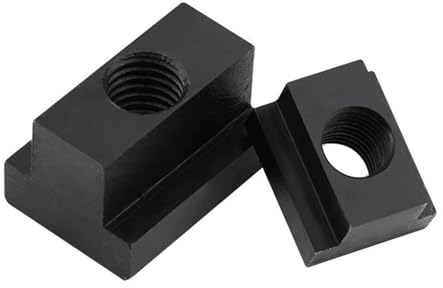 2/4/ 8 Stück M6 M8 M10 M12 M14 M16 M18 M20 M22 Brünierte Kohlenstoffstahlmutter Mit Gewinde Durch Schlitz T Muttern 2pcs M20