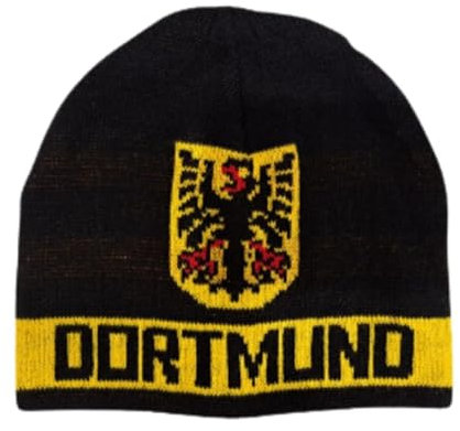 Wallitschek Dortmund - Wappen Strickmütze, Wintermütze, Beanie, Fanmütze, Fussball, 1900