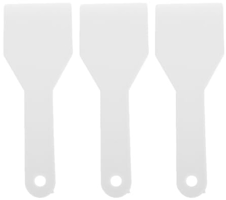 Cabilock Refrigerator Ice Scraper 3-Pack Freezer Deicing Shovel Set Plastic Ice Removal Tools with Frost Wiper for Kitchen and Car Windshield 6.10 Inch