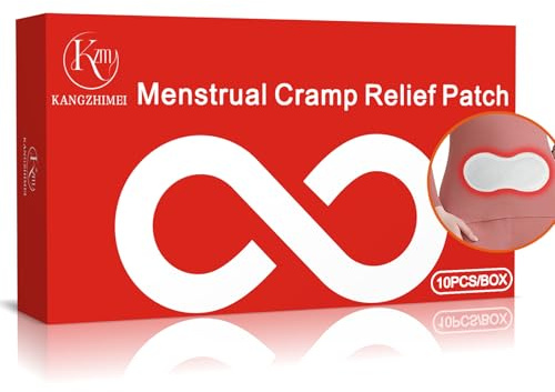 Parches de calor menstrual, compresa caliente, almohadillas térmicas adhesivas portátiles elegibles (10 unidades) para calambres menstruales y alivio del dolor de espalda, almohadillas térmicas