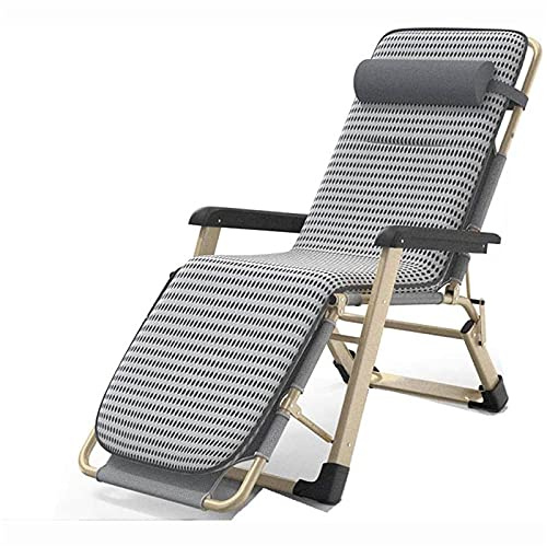 Lsoiup Klappbares saisonales Einzelbett für Büro, Outdoor-Reisen, Gartenliegestuhl, Strandstuhl für Erwachsene, zweiteilig