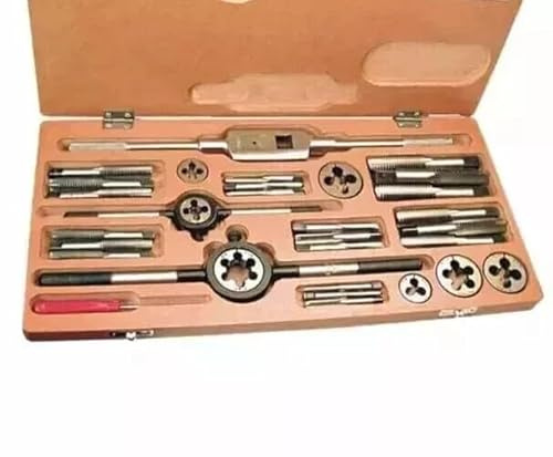 Bsp-Amz23 Coffret complet de tarauds et filière ronde 1/8 à 1