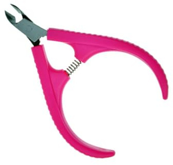 VALICLUD Spezielle Nagelzange Aus Rostfreiem Edelstahl Lange Eagle Jaw Nagelhautzange Rutschfester Griff Elastische Feder Für Maniküre Und Pediküre Zu Hause Und Salon Rosarot