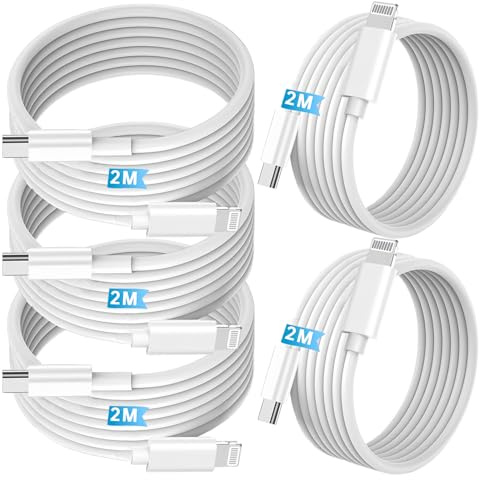 Gartmost For USB C to Lightning Cable, 5 Pack [MFi Certified, 5x200CM] | Value Set, Compatible with iPhone 14/13/12/11/X/8/7/Plus, Pad, Pods