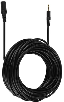3.5mm Audio Extension Cable Superior Quality HiFi Sound for Smartphone Universal Compatibility Black 10m (10m / 32.8ft)