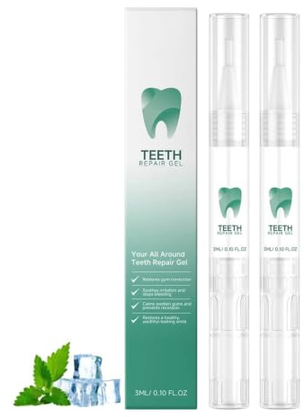 Cureend Teeth Repair Gel,Cureend Barriere Gingivale Blanchiment,Gum Repair Gel,Teeth Whitening Pen,Stylos De Blanchiment Dents, Faciles à Utiliser,Pour Une Haleine Fraîche Et Un Sourire éclatant (2PC)