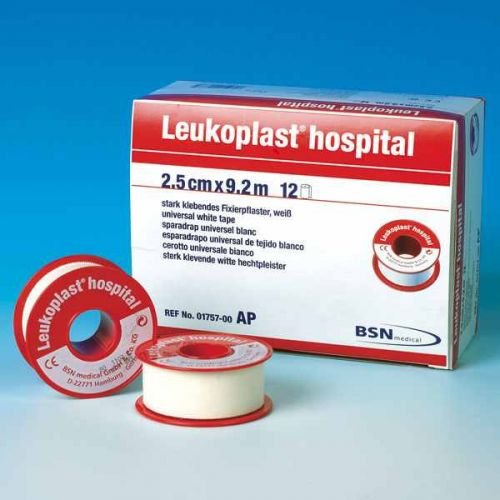 Leukoplast Hospital BSN 2,50 cm x 9,2 m - rollenpflaster rollenpflaster selbsthaftend pflaster rolle fixierpflaster fixierpflaster sensitive