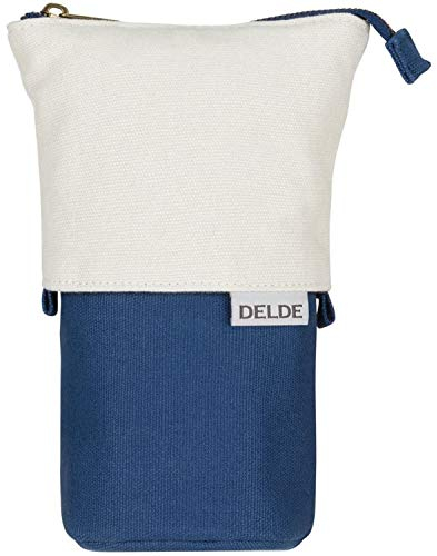 DELDE Sunstar Stifteetui „Schieben und-Stehen“ blau