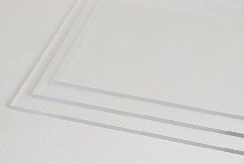 Perspex 750mm x 1000mm Clear Acrylic Plastic Sheet - 2mm, 3mm, 4mm Thicknesses (2mm Thick)