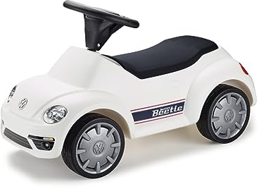 Volkswagen 5DA087510 Barnfordon Junior Beetle Bobby Car Lekbil Glidbil, Vit