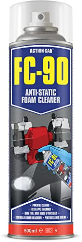 Action Can 2025 Model FC-90 Anti-Static Foam Cleaner, A1 Food Grade, 500 mL Aerosol