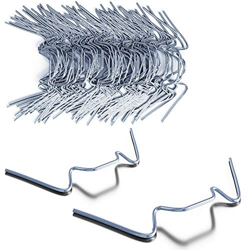 DEUBA® Clip Fissaggio per Serre Morsetti Antiruggine Kit 50 Pezzi in Acciaio Accessori per Protezione Piante Giardino