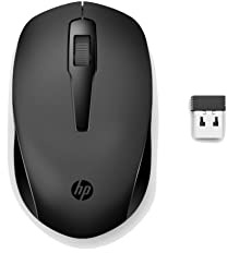 HP 150 Wireless Mouse, 3-Button with Dual Control Scroll Wheel 1600 DPI Optical Sensor with Ergonomic Design for All-Day Comfort for Lefty or Righty Use (2S9L1AA#ABL)