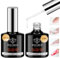modelones Pegamento Uñas Postizas, 2 x 15 ML Nail Glue, para Uñas Postizas, Soft Gel Tips, Acrílicas y Uña a Presión, Necesita Curar Bajo Uv Lámpara, Nail Extend Pegamento