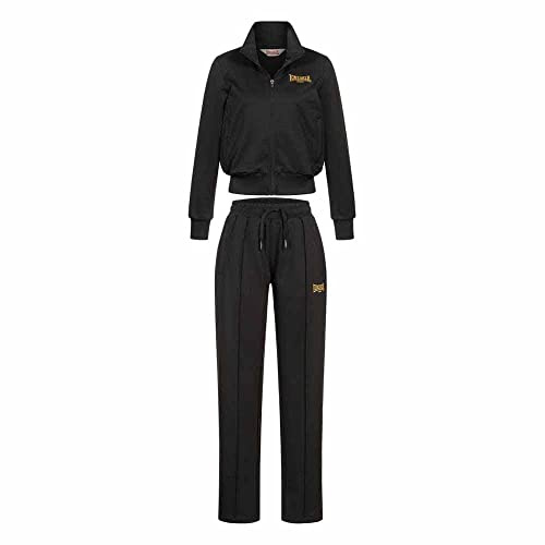 Lonsdale Frauen Trainingsanzug cropped CARBOST Black/Gold L 117399