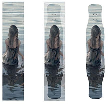 FEETOX Skateboard Klebeband 120 * 25cm(48X10inch) Skateboard Grip Tape Skateboard Aufkleber Bubble Free Waterproof Longboard Griptape Skateboard Grip Tape AC792 Skateboard Aufkleber
